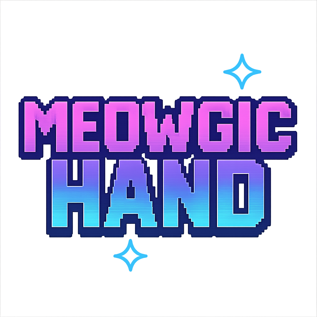 Meowgic Hand Logo